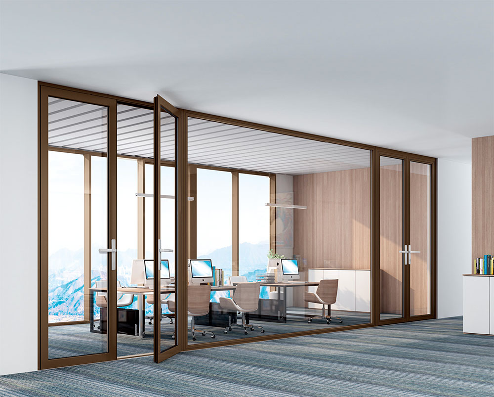 75 断桥表平开门